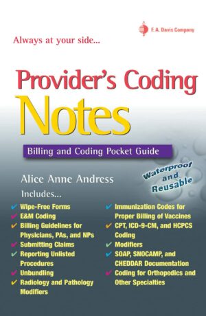 Providers Coding Notes Billiing and Coding Pocket Guide